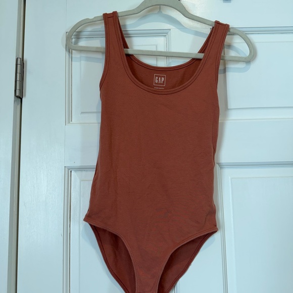 GAP Tops - GAP Terracotta Brown Orange Full Coverage Bodysuit